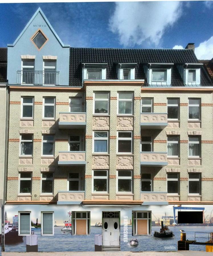 Ruhige Ferienwohnung In Der City Koenigswohnung Kiel Eksteriør bilde